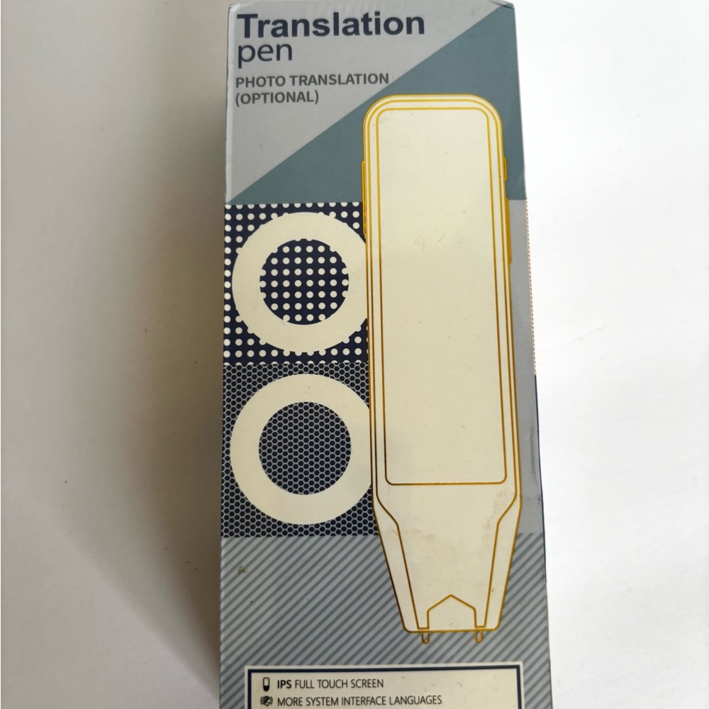 Translation Pen with IPS Touch Screen - White